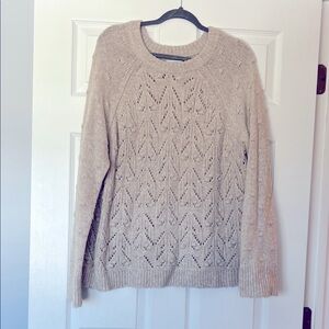 Elegant Beige Women's Sweater